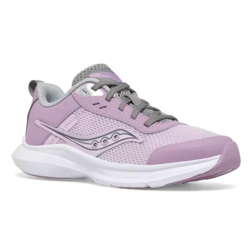 Girls | Boys*saucony Big Kid's Axon 3 Sneaker Orchid | Grey