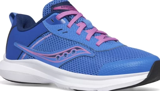 Girls | Boys*saucony Big Kid's Axon 3 Sneaker Bluelight | Grape