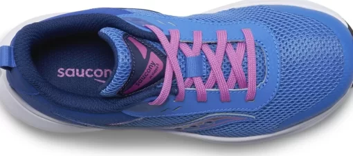 Girls | Boys*saucony Big Kid's Axon 3 Sneaker Bluelight | Grape