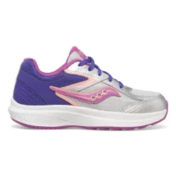Shop By Gender | Big Kid (10.5 & up)*saucony Big Kid's Cohesion KDZ Sneaker Purple | Silver | Pink