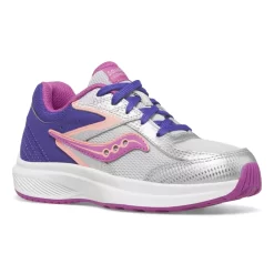 Shop By Gender | Big Kid (10.5 & up)*saucony Big Kid's Cohesion KDZ Sneaker Purple | Silver | Pink