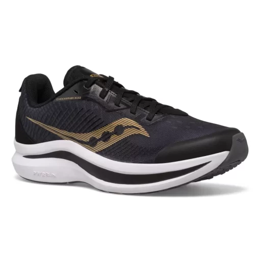 Unisex | Boys*saucony Big Kid's Endorphin KDZ Sneaker Black | Gold