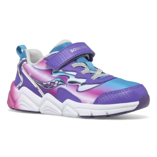 Unisex | Shop By Gender*saucony Big Kid's Flash 3.0 A/C Sneaker Teal | Purple | Chrome