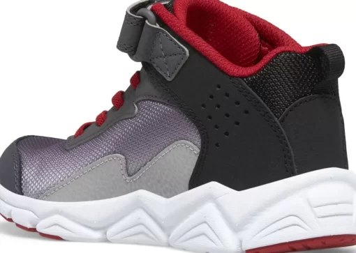 Boys | Shop By Gender*saucony Big Kid's Flash Mid A/C Sneaker Grey | Red