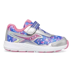 Unisex | Girls*saucony Big Kid's Ride 10 Jr. Sneaker Silver | Pink
