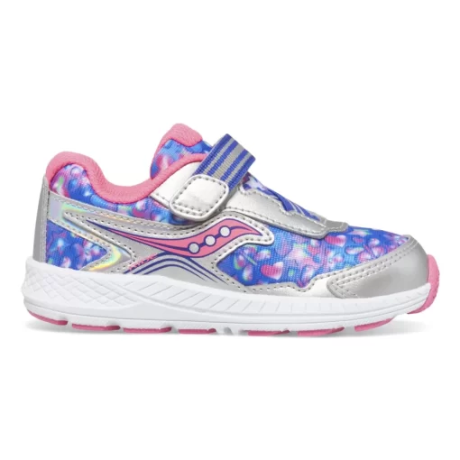 Unisex | Girls*saucony Big Kid's Ride 10 Jr. Sneaker Silver | Pink