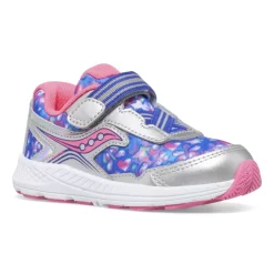 Unisex | Girls*saucony Big Kid's Ride 10 Jr. Sneaker Silver | Pink