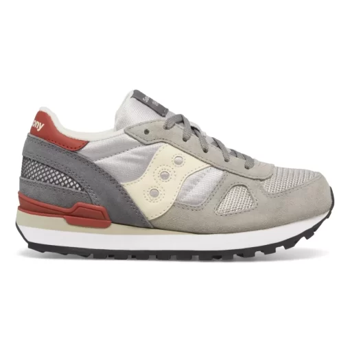 Unisex | Girls*saucony Big Kid's Shadow Original Sneaker Grey | Blue | Red