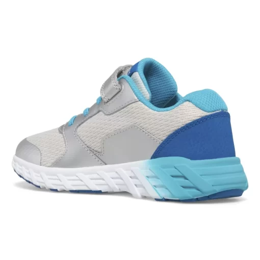 Unisex | Boys*saucony Big Kid's Wind 2.0 A/C Sneaker Turq | Silver