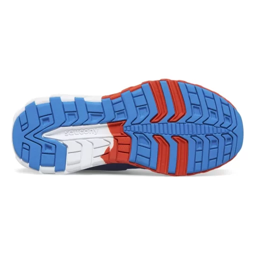 Unisex | Boys*saucony Big Kid's Wind 2.0 A/C Sneaker Navy | Red | White