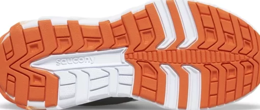 Unisex | Boys*saucony Big Kid's Wind 2.0 A/C Sneaker Grey | Orange