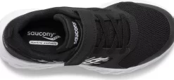 Unisex | Boys*saucony Big Kid's Wind 2.0 A/C Sneaker Black | White
