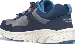 Girls | Boys*saucony Big Kid's Wind Shield 3.0 Sneaker Navy | Grey | Turq