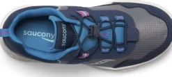 Girls | Boys*saucony Big Kid's Wind Shield 3.0 Sneaker Navy | Grey | Turq