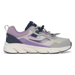 Girls | Boys*saucony Big Kid's Wind Shield 3.0 Sneaker Grey | Orchid | Navy