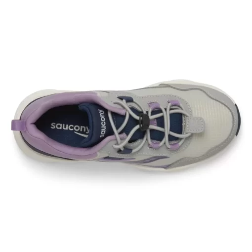 Girls | Boys*saucony Big Kid's Wind Shield 3.0 Sneaker Grey | Orchid | Navy