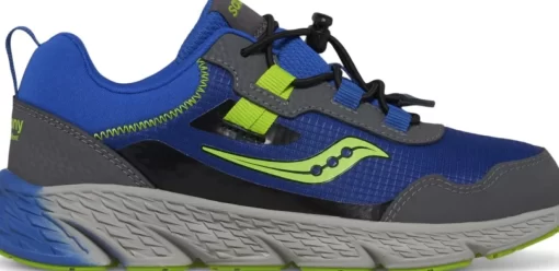 Girls | Boys*saucony Big Kid's Wind Shield 3.0 Sneaker Blue | Green