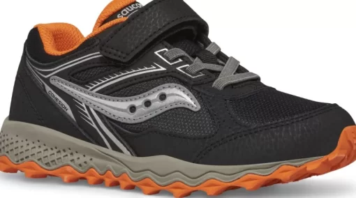 Girls | Boys*saucony Cohesion TR14 A/C Sneaker Black | Orange