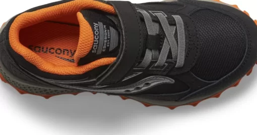 Girls | Boys*saucony Cohesion TR14 A/C Sneaker Black | Orange