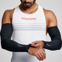 Accessories*saucony Fortify Arm Sleeves Black Graphic