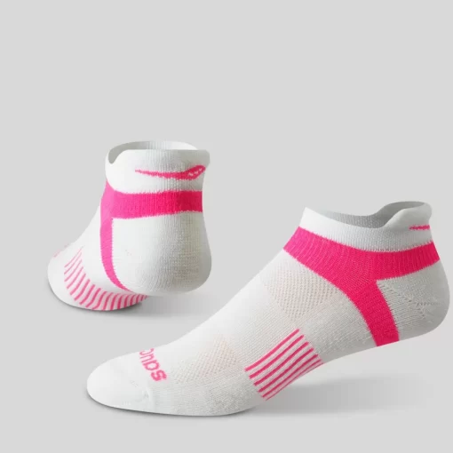 Socks | Accessories*saucony Inferno Cushioned No Show Tab 3-Pack Socks Pink