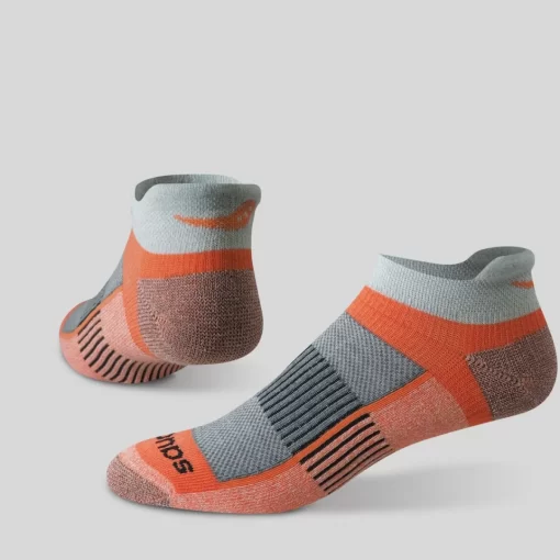 Socks | Accessories*saucony Inferno Cushioned No Show Tab 3-Pack Socks Grey Heather
