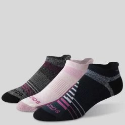Socks | Socks*saucony Inferno Merino Wool Blend No Show 3-Pack Sock Pink