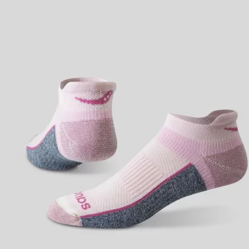 Socks | Socks*saucony Inferno Merino Wool Blend No Show 3-Pack Sock Pink