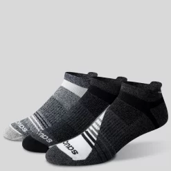 Socks | Socks*saucony Inferno Merino Wool Blend No Show 3-Pack Sock Grey Marl