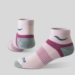 Socks | Socks*saucony Inferno Merino Wool Blend Quarter 3-Pack Sock Pink
