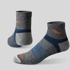 Socks | Socks*saucony Inferno Merino Wool Blend Quarter 3-Pack Sock Blue Assorted
