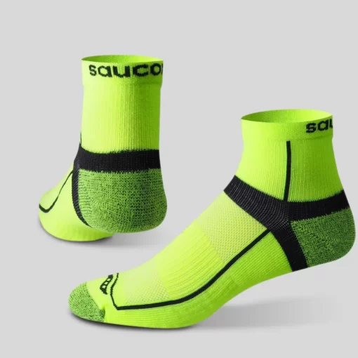 Socks | Accessories*saucony Inferno Quarter 3-Pack Socks Citron