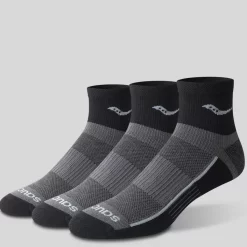 Socks | Accessories*saucony Inferno Quarter 3-Pack Socks Black