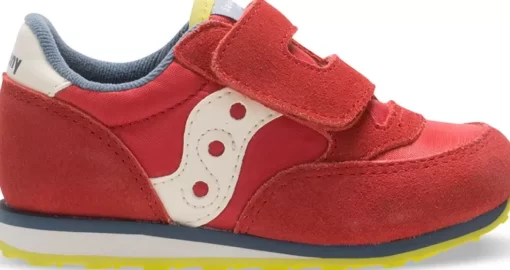 Unisex | Shop By Gender*saucony Little Kid's Baby Jazz Hook & Loop Sneaker Red/Blue/Lime