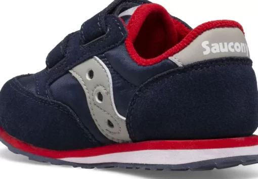 Unisex | Shop By Gender*saucony Little Kid's Baby Jazz Hook & Loop Sneaker Navy/Grey/Red