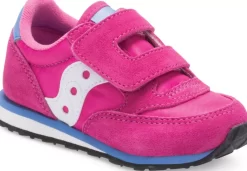 Unisex | Girls*saucony Little Kid's Baby Jazz Hook & Loop Sneaker Magenta