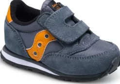 Unisex | Girls*saucony Little Kid's Baby Jazz Hook & Loop Sneaker Grey/Orange
