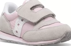 Unisex | Shop By Gender*saucony Little Kid's Baby Jazz Hook & Loop Sneaker Grey | Pink | White