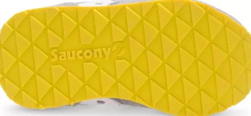 Unisex | Girls*saucony Little Kid's Baby Jazz Hook & Loop Sneaker Grey / Pink