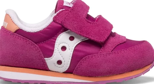 Unisex | Shop By Gender*saucony Little Kid's Baby Jazz Hook & Loop Sneaker Fuchsia | Coral | White