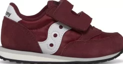 Unisex | Shop By Gender*saucony Little Kid's Baby Jazz Hook & Loop Sneaker Burgundy | White