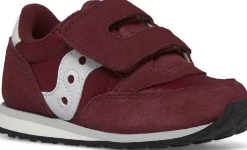 Unisex | Shop By Gender*saucony Little Kid's Baby Jazz Hook & Loop Sneaker Burgundy | White