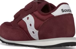 Unisex | Shop By Gender*saucony Little Kid's Baby Jazz Hook & Loop Sneaker Burgundy | White
