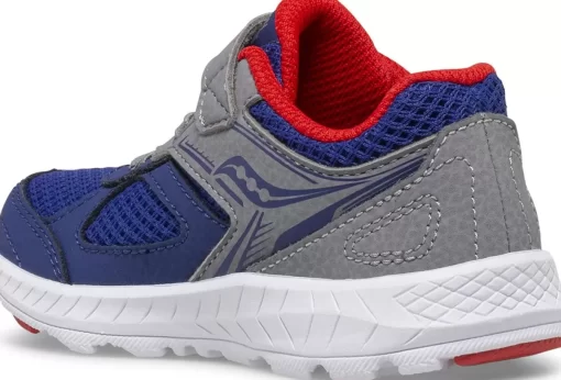 Unisex | Girls*saucony Little Kid's Cohesion 14 A/C Jr. Sneaker Navy | Red
