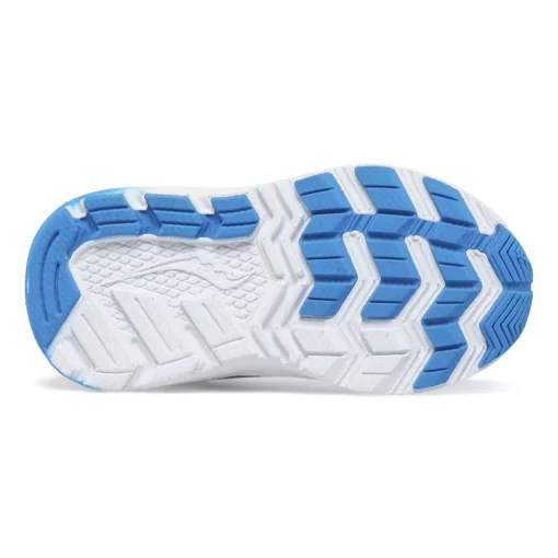 Girls | Boys*saucony Little Kid's Flash 3.0 A/C Jr. Sneaker Black | Blue | Chrome