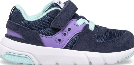 Unisex | Girls*saucony Little Kid's Jazz Lite 2.0 Sneaker Navy | Purple | Turq