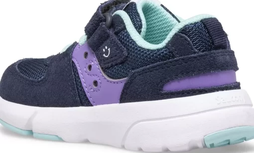 Unisex | Girls*saucony Little Kid's Jazz Lite 2.0 Sneaker Navy | Purple | Turq