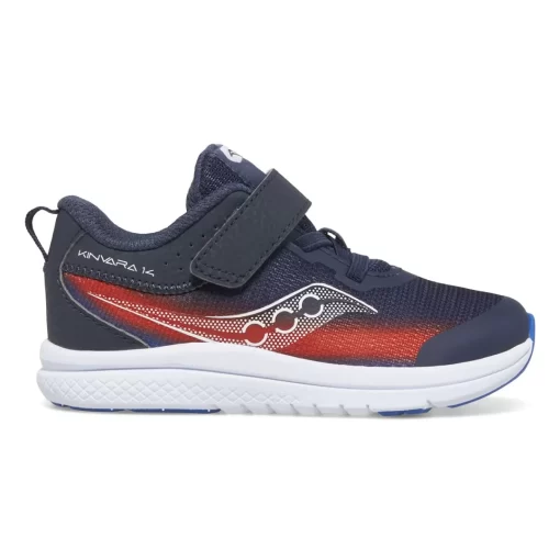 Shop By Gender | Little Kid (4 – 10)*saucony Little Kid's Kinvara 14 A/C Jr. Sneaker Navy | Red