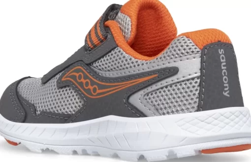 Unisex | Girls*saucony Little Kid's Ride 10 Jr. Sneaker Grey | Orange