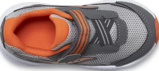 Unisex | Girls*saucony Little Kid's Ride 10 Jr. Sneaker Grey | Orange